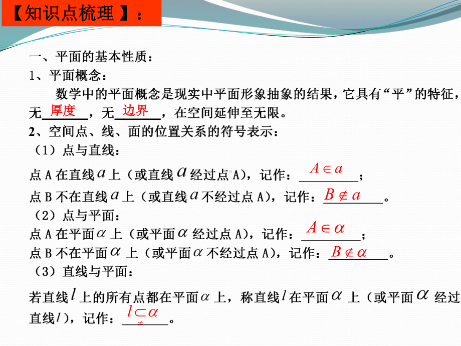 沪教高三数学第一轮复习：直线与平面课件.ppt_第2页