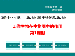 北师大版八年级生物上册第18章-生物圈中的微生物-课件.pptx