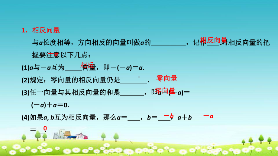 新人教版必修四高中数学教学能手示范课第二章平面向量222向量减法运算及其几何意义课件.ppt_第3页