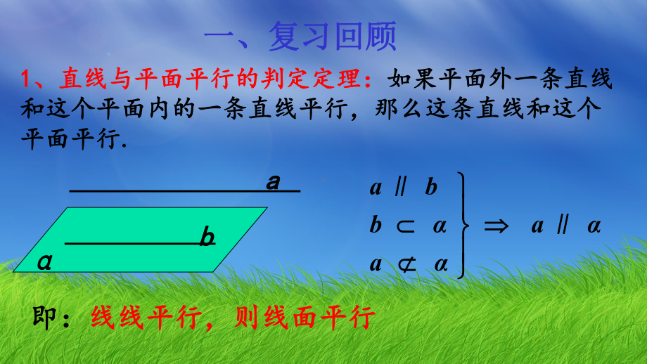 湖南省某中学人教版高中数学必修二：第二章线面平行与面面平行习题课件.ppt_第3页