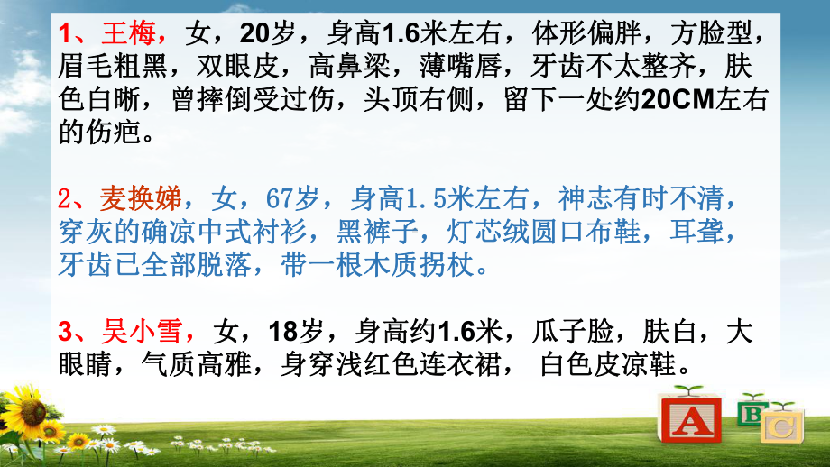 新人教版初中七年级语文上册写作《写人要抓住特点》优质课件.ppt_第3页