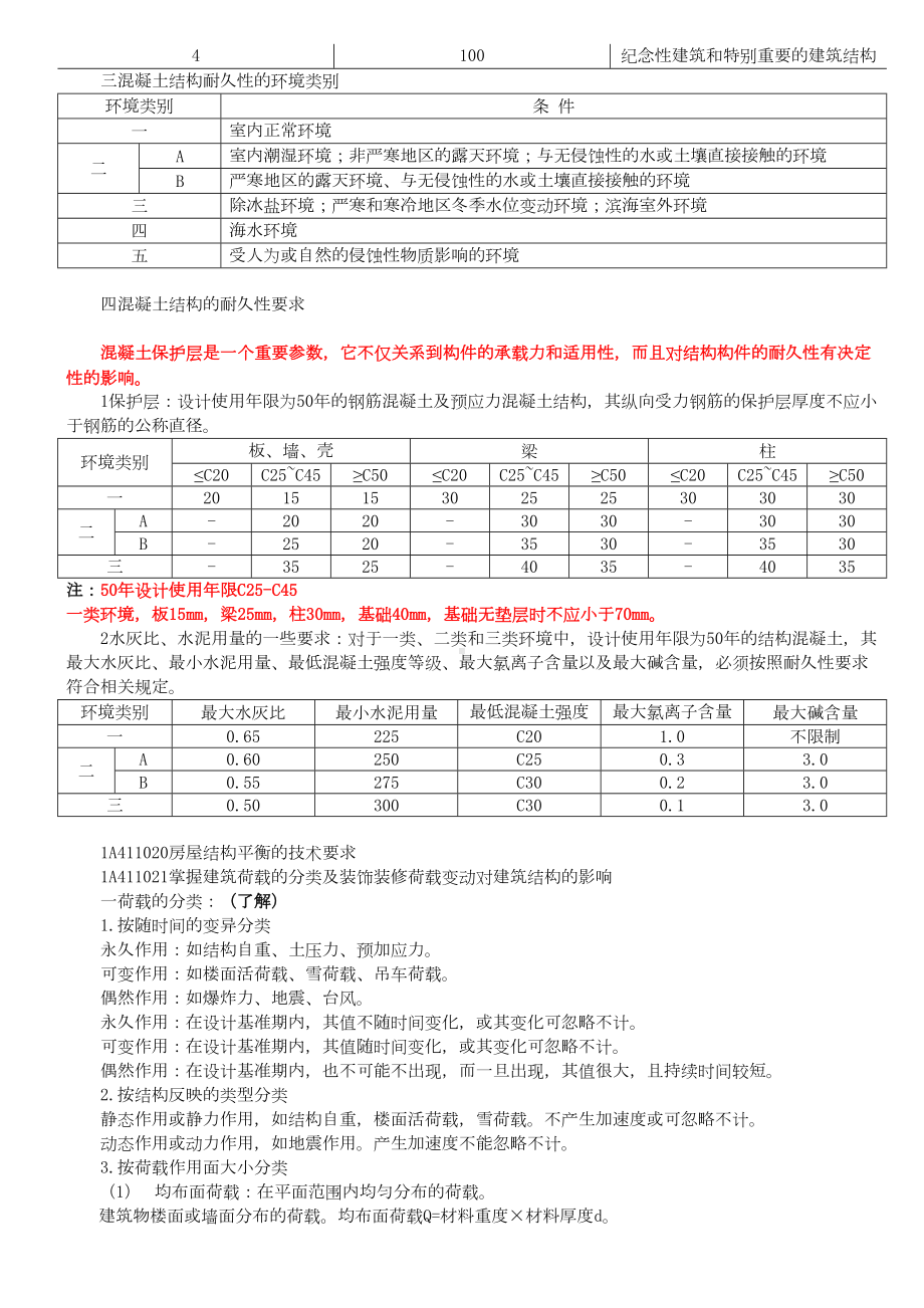 (建筑工程管理)X年一级建造师建筑实务重点总结(DOC 61页).doc_第3页