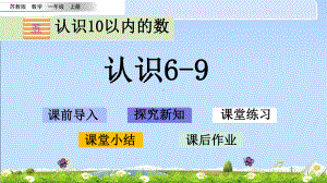 最新苏教版一年级上册数学《56-认识6-9》优质课件.pptx