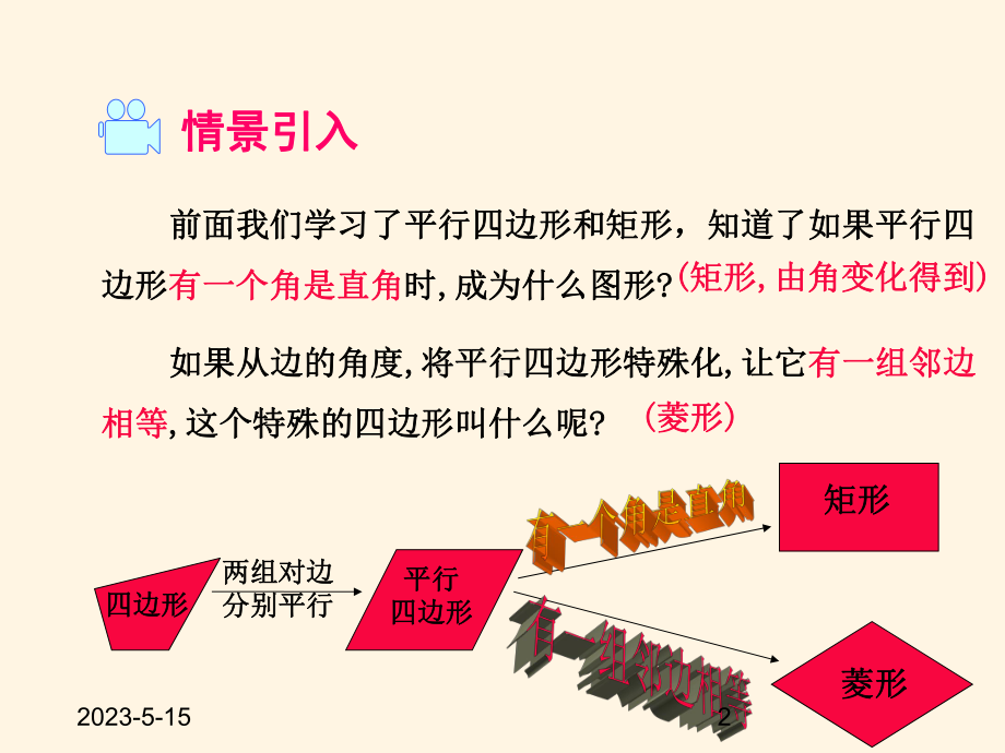 最新沪科版八年级下册数学课件19321菱形的性质.ppt_第2页