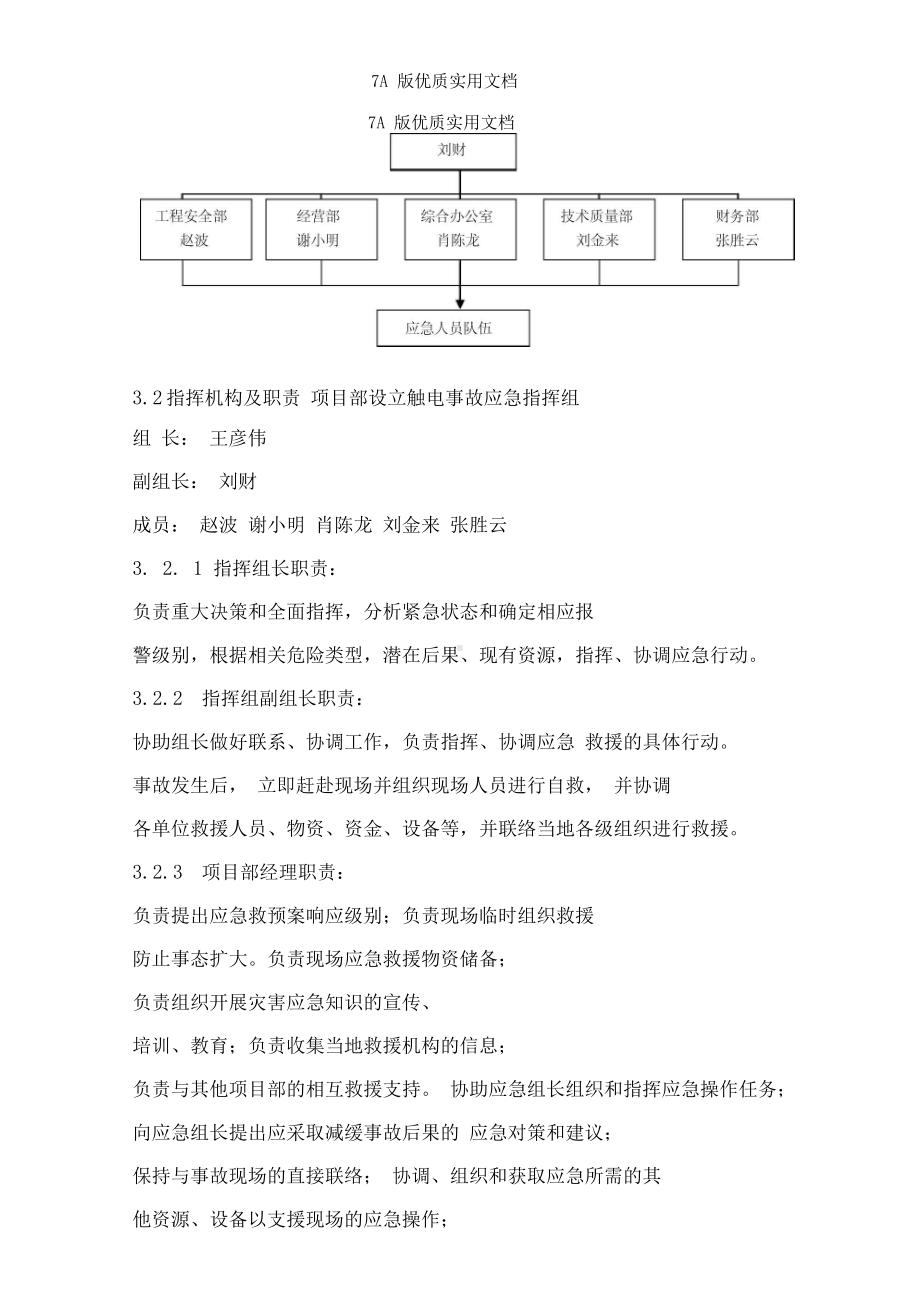 7A版项目部触电事故应急预案(DOC 12页).docx_第3页