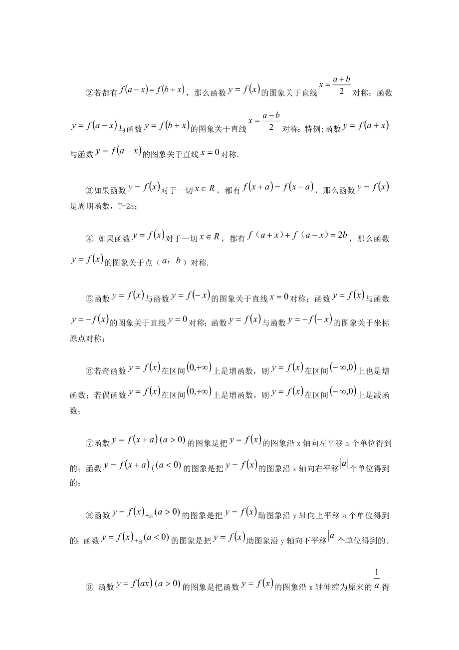 高考数学易失误考点特别提醒参考模板范本.doc_第2页