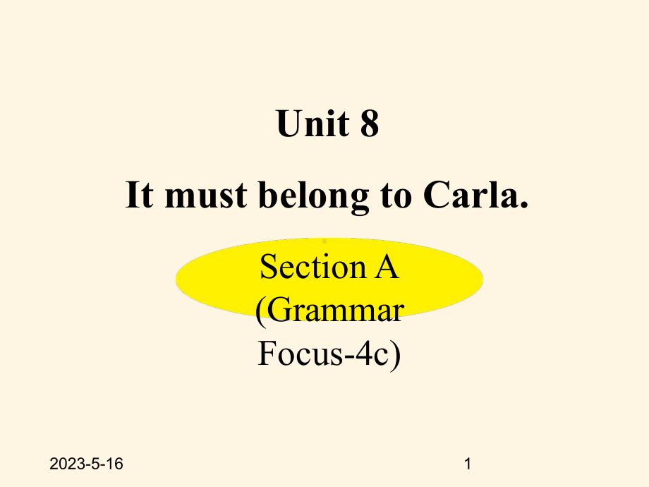 最新人教PEP版九年级上册英语课件：-Unit-8-Section-A-(Grammar-Focus-4c).ppt_第1页