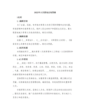 2022年火灾紧急应急预案(DOC 34页).doc