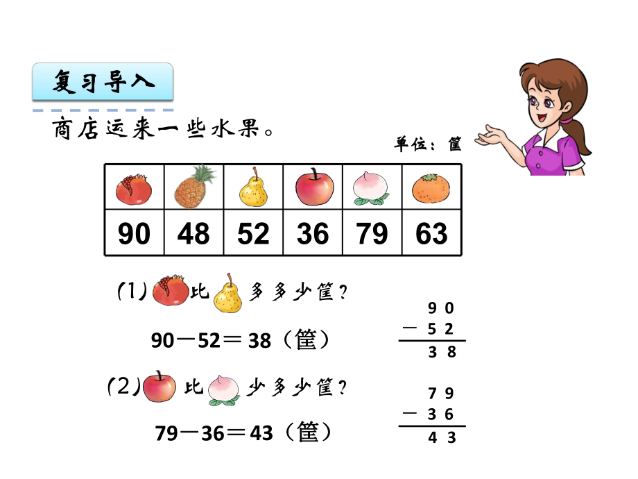 最新人教版二年级上册数学《用100以内的加减法解决问题》课件.ppt_第3页