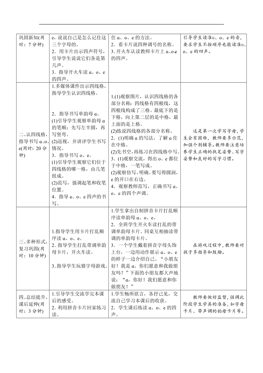 部编版语文一年级上册全册拼音教学教案汇编（1-13课）.doc_第3页