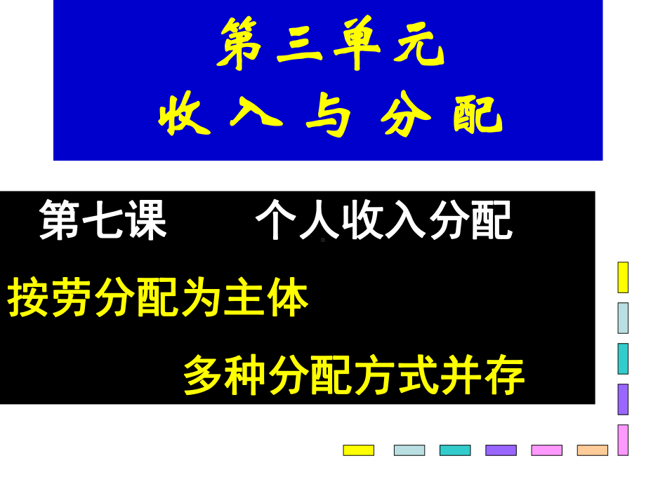 按劳分配为主体多种分配方式并存课件.ppt_第1页