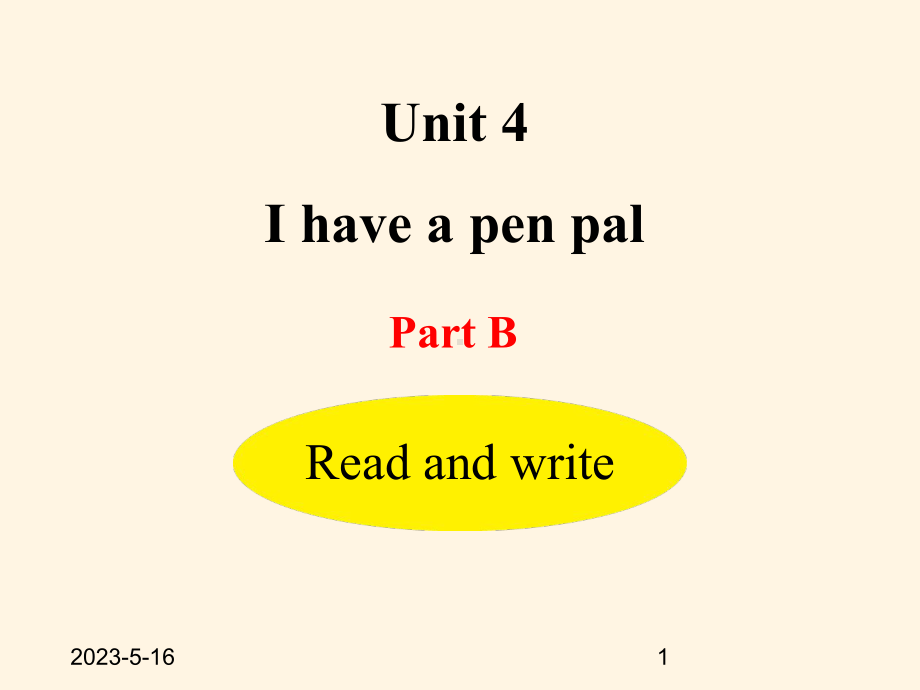 最新人教版PEP小学六年级英语上册课件：Unit4-B-Read-and-write.pptx_第1页