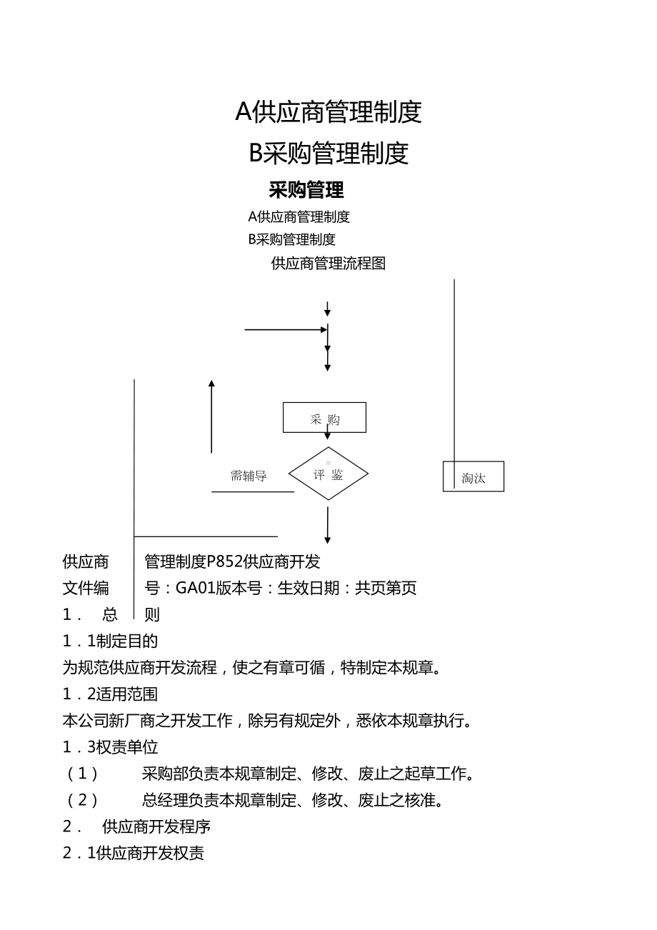 [管理制度]供应商管理与采购管理制度田蕾(DOC 50页).doc_第2页