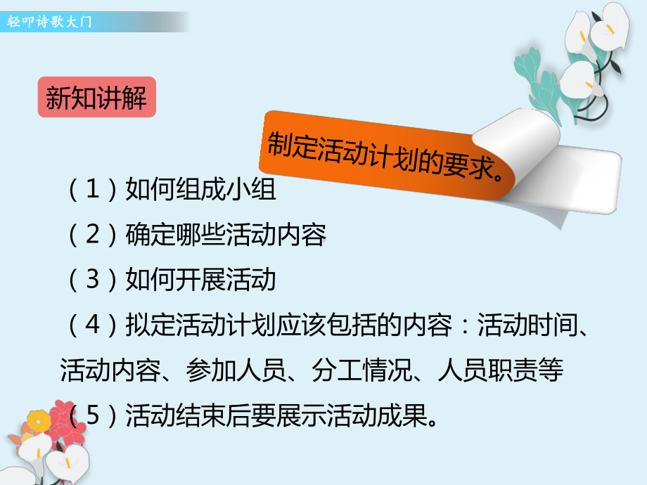 新部编版四年级语文下册第三单元综合性学习《轻叩诗歌大门》课件.pptx_第3页