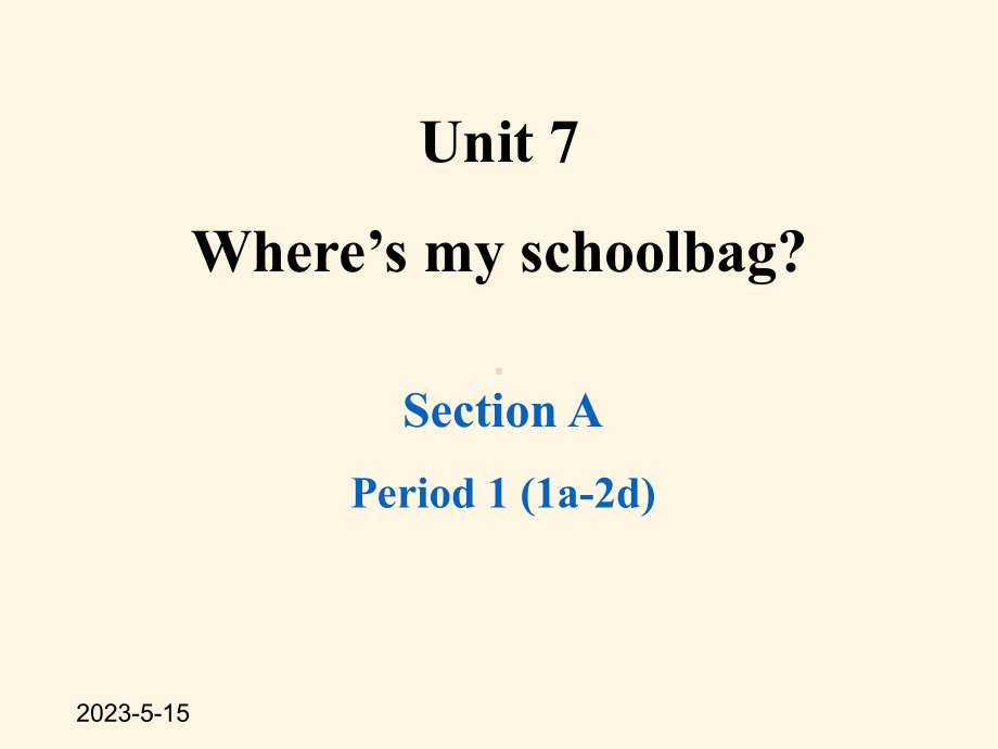 最新鲁教版六年级英语上册课件Unit7.ppt_第1页