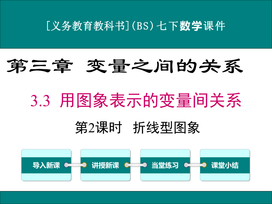 最新北师大版七年级下册数学33用图象表示的变量间关系(第2课时)优秀课件.ppt_第1页