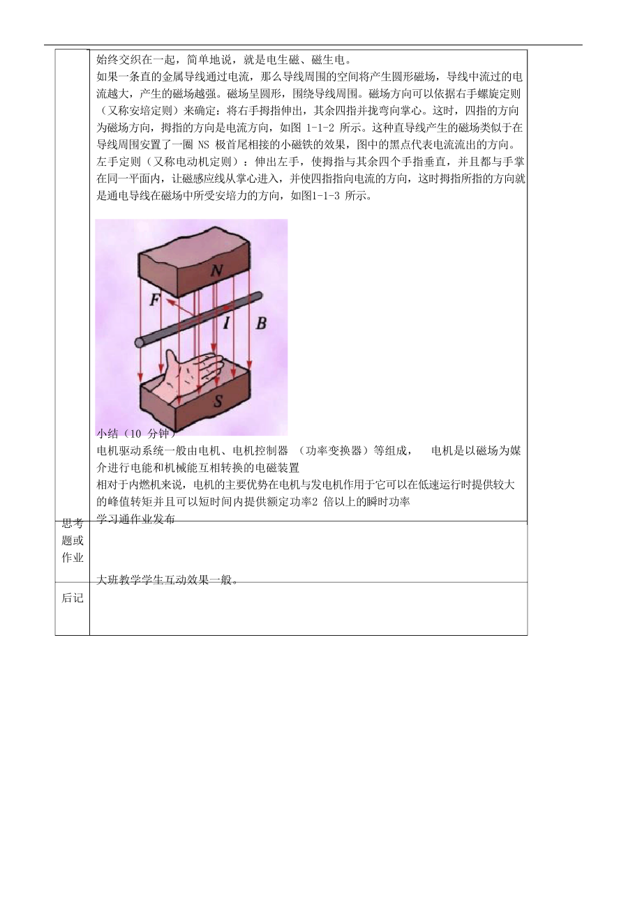 《新能源汽车驱动电机及传动技术》课程教案.docx_第3页