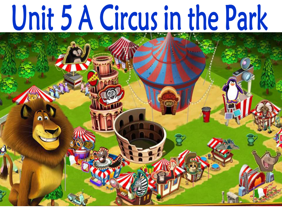 广东版开心学英语六年级上册Unit-5《A-Circus-in-the-Park》优秀公开课课件.ppt_第1页