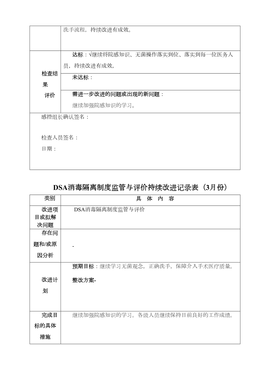 DSA消毒隔离制度监管与评价持续改进记录表(DOC 12页).doc_第3页