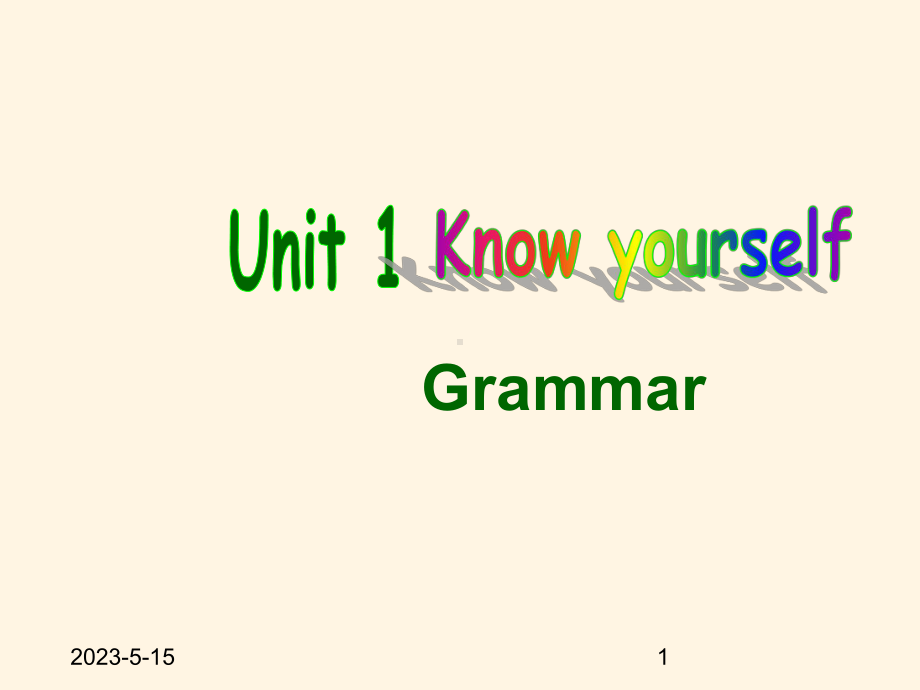 最新译林版九年级上册英语课件：-unit-1-Grammar.ppt_第1页