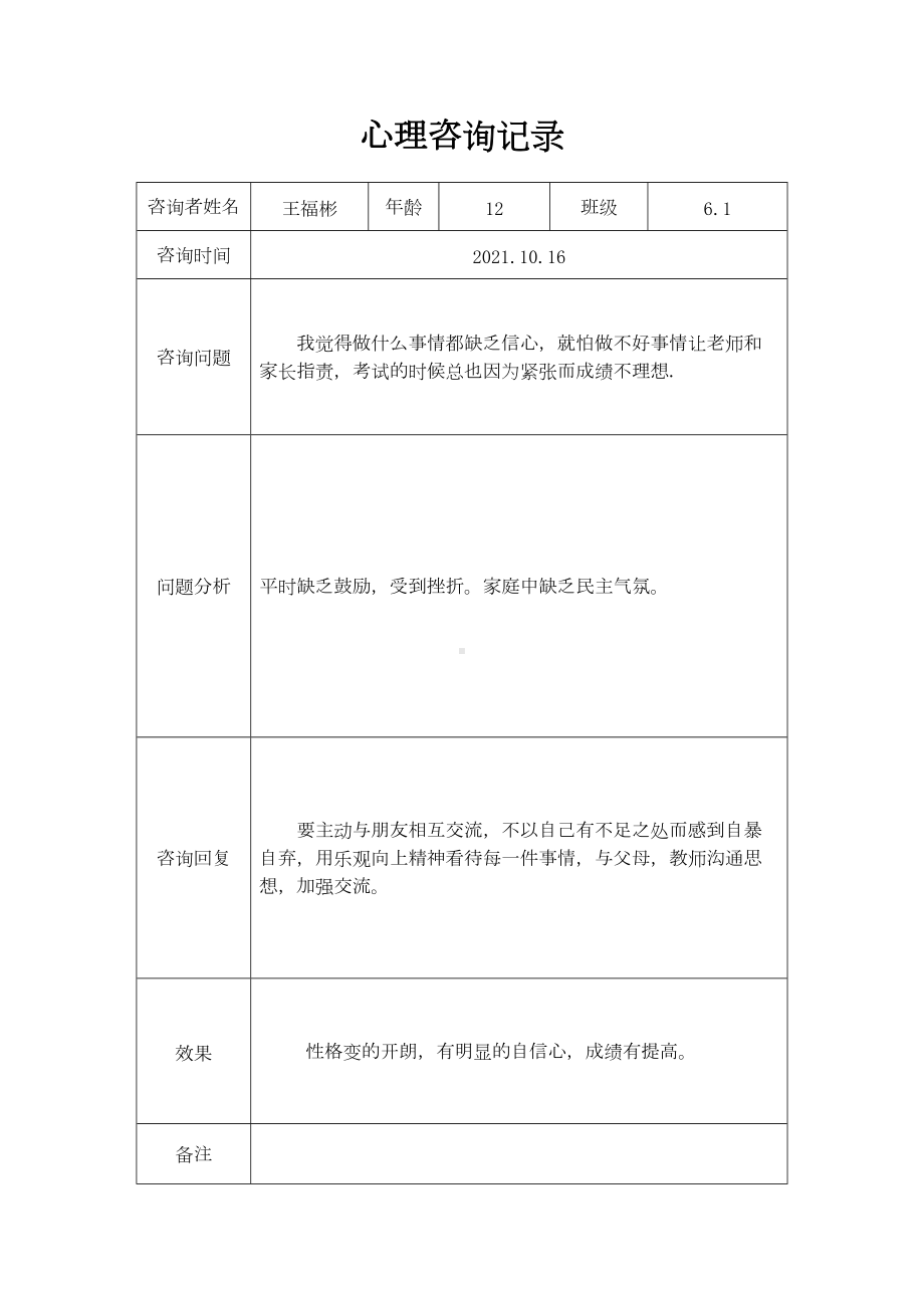 XX小学心理咨询室记录表完整(DOC 44页).doc_第3页