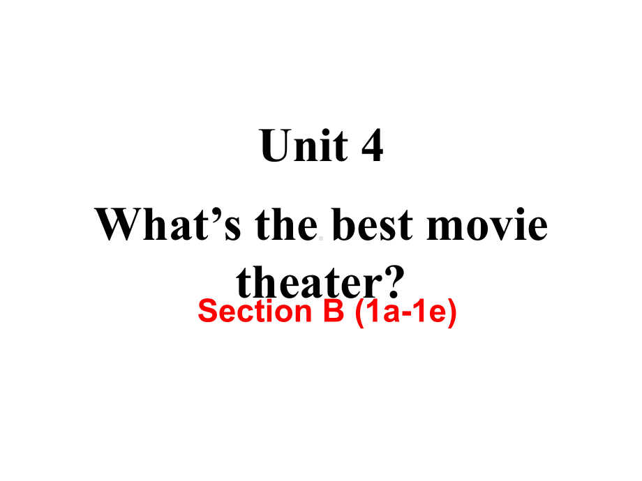 最新人教版八年级上册英语课件：Unit-4-Section-B-(1a-1e)-教学课件.ppt_第2页