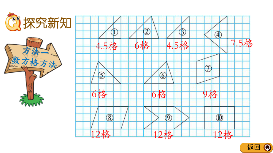 北师大版五年级数学上册第四单元多边形的面积41-比较图形的面积课件.pptx_第3页