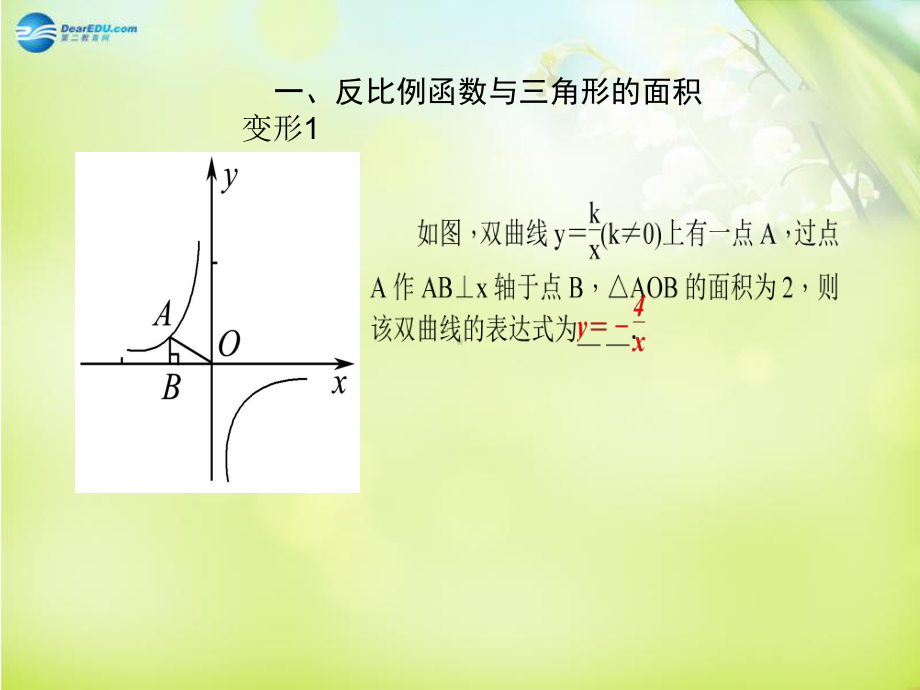 浙教初中数学八下《10-第六章-反比例函数-29专题八课件(A).ppt_第2页