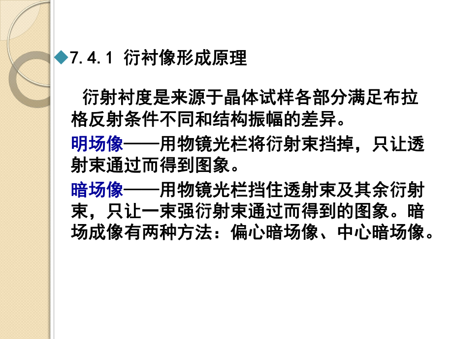 材料测试与分析技术-74薄晶样品的衍射成像原理课件.ppt_第3页