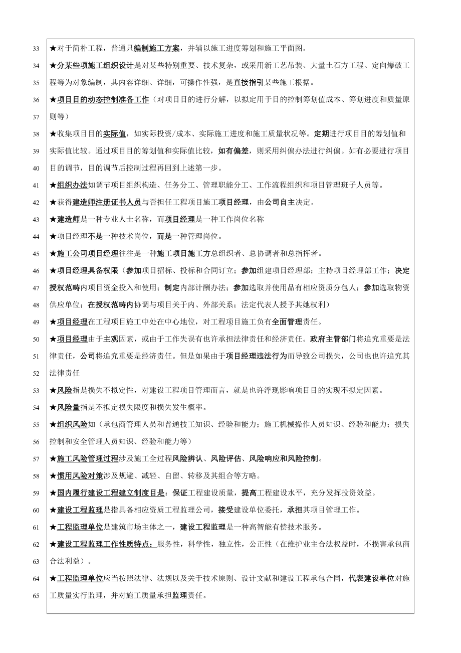 2021年二级建造师施工管理重点知识点(DOC 13页).doc_第2页