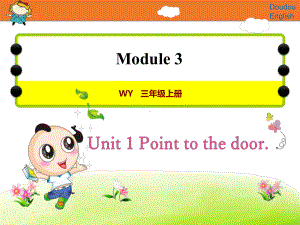 外研社三起点小学英语三年级上册Module-3Unit-1-Point-to-the-door优秀课件.ppt