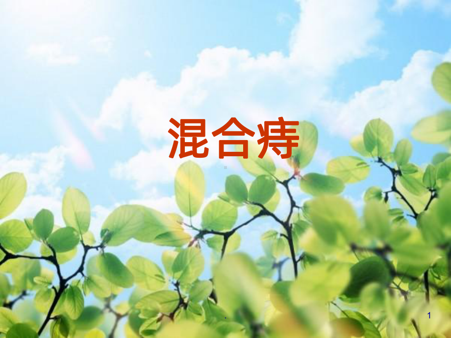 混合痔教学讲解课件.ppt_第1页