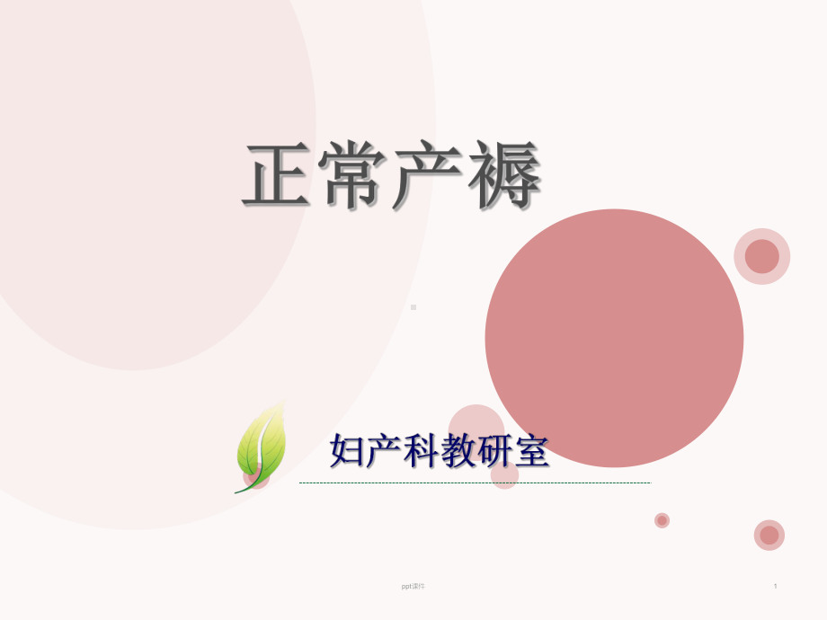 正常产褥（妇产科）-课件.ppt_第1页