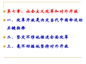 社会主义改革和对外开放课件参考模板范本.ppt