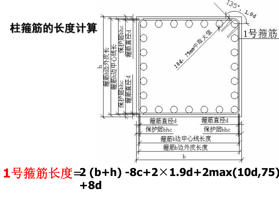 柱箍筋长度以及根数计算公式方案.ppt_第1页