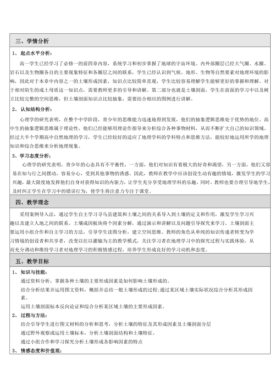 新湘教版必修一5.2土壤的形成-课程教学设计.docx_第2页