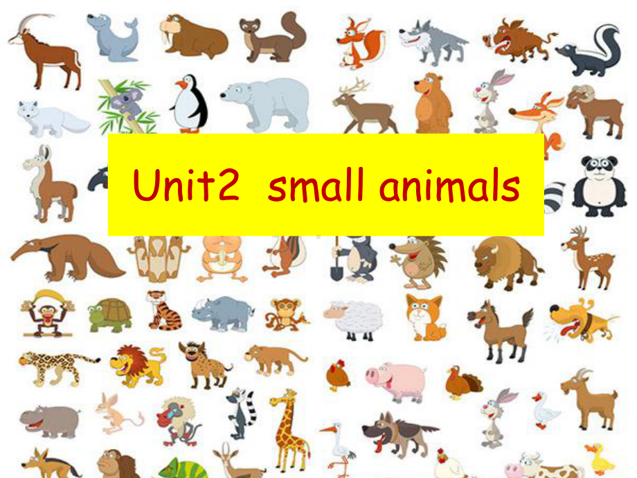 牛津英语1B-unit2-small-anima课件.ppt_第1页