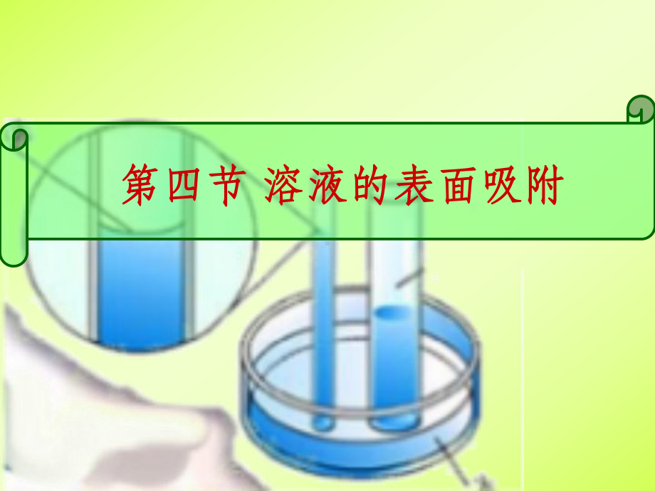 溶液的表面吸附课件.ppt_第1页