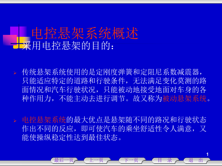 电控悬架系统的结构与工作原理课件.ppt_第1页