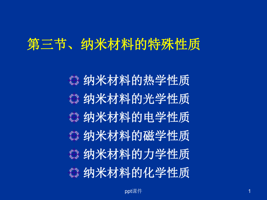 纳米材料的特殊性质-课件.ppt_第1页