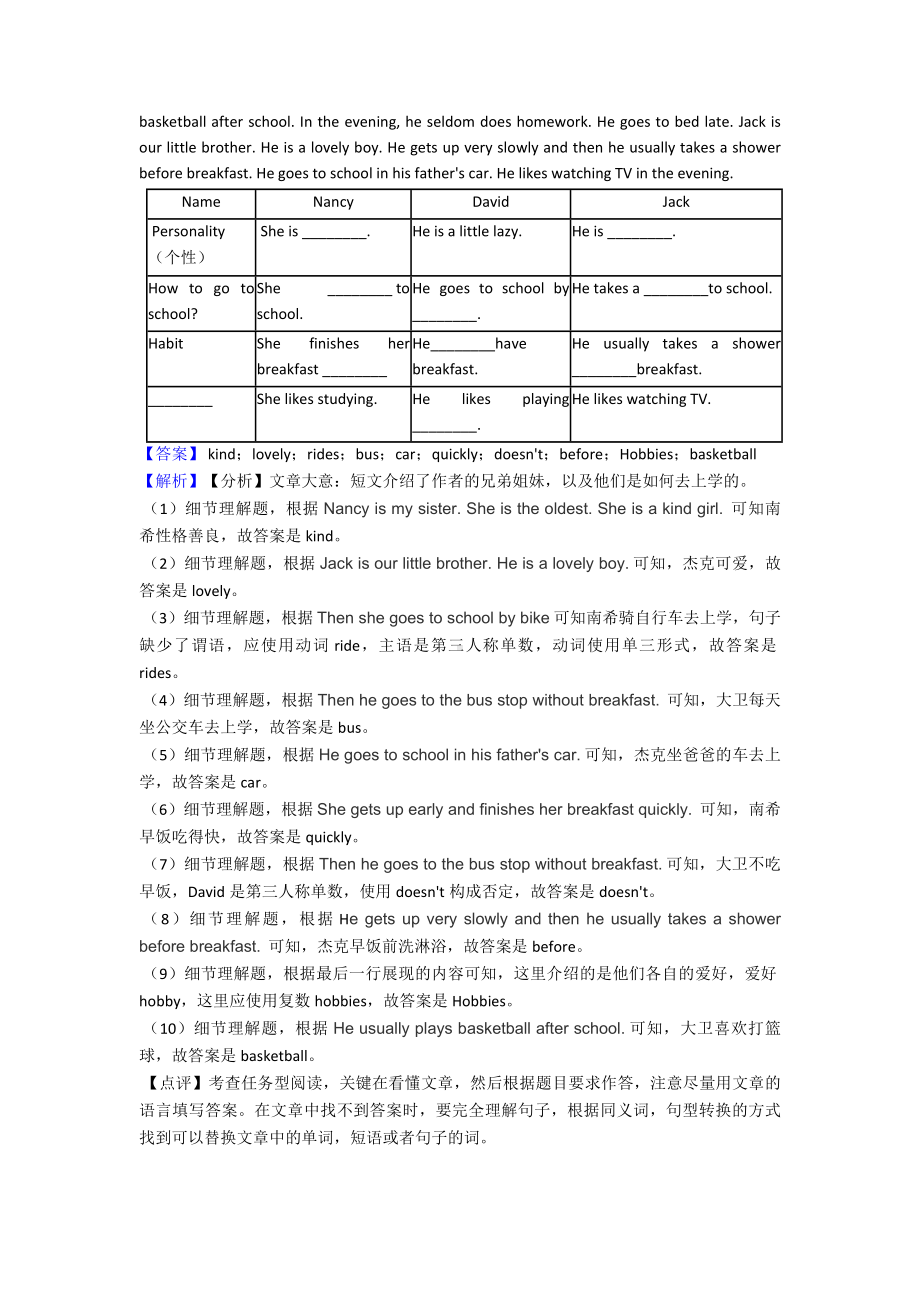 最新七年级英语上册任务型阅读.doc_第2页