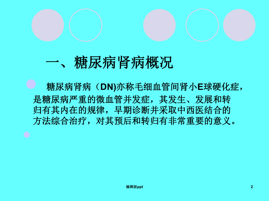 糖尿病肾病的中西医诊治及进展课件.ppt_第2页