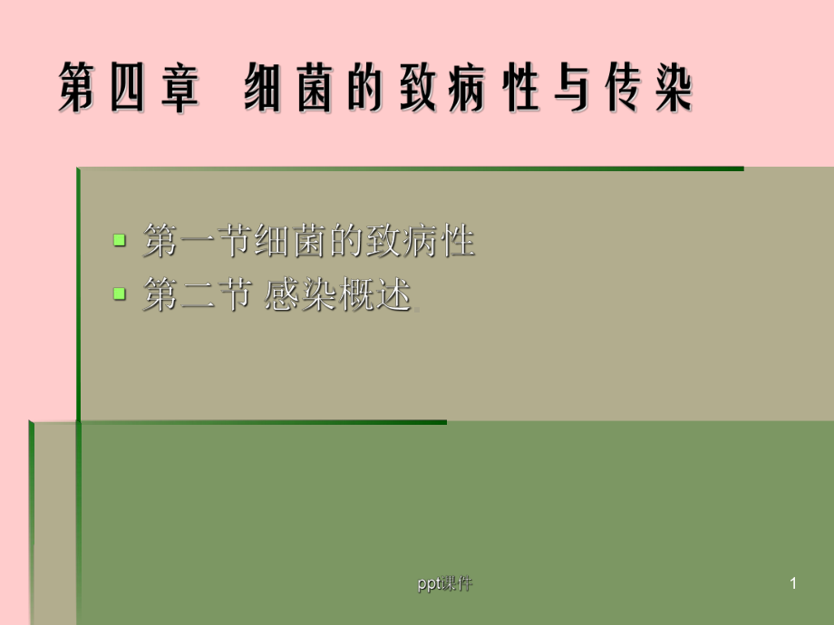 第四章-细菌的致病性与感染-课件.ppt_第1页