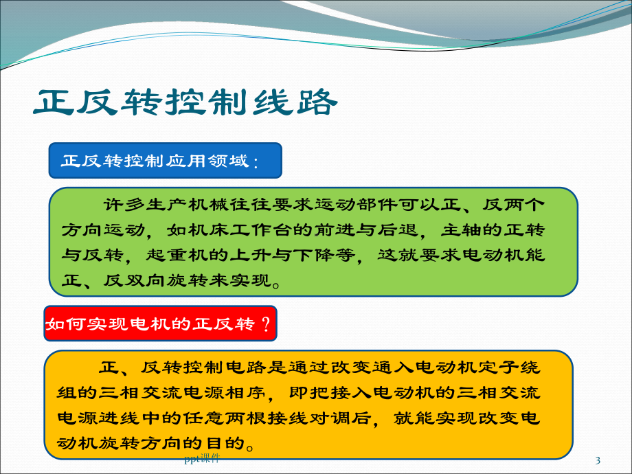 电动机接触器联锁正反转控制电路的安装-课课件.ppt_第3页