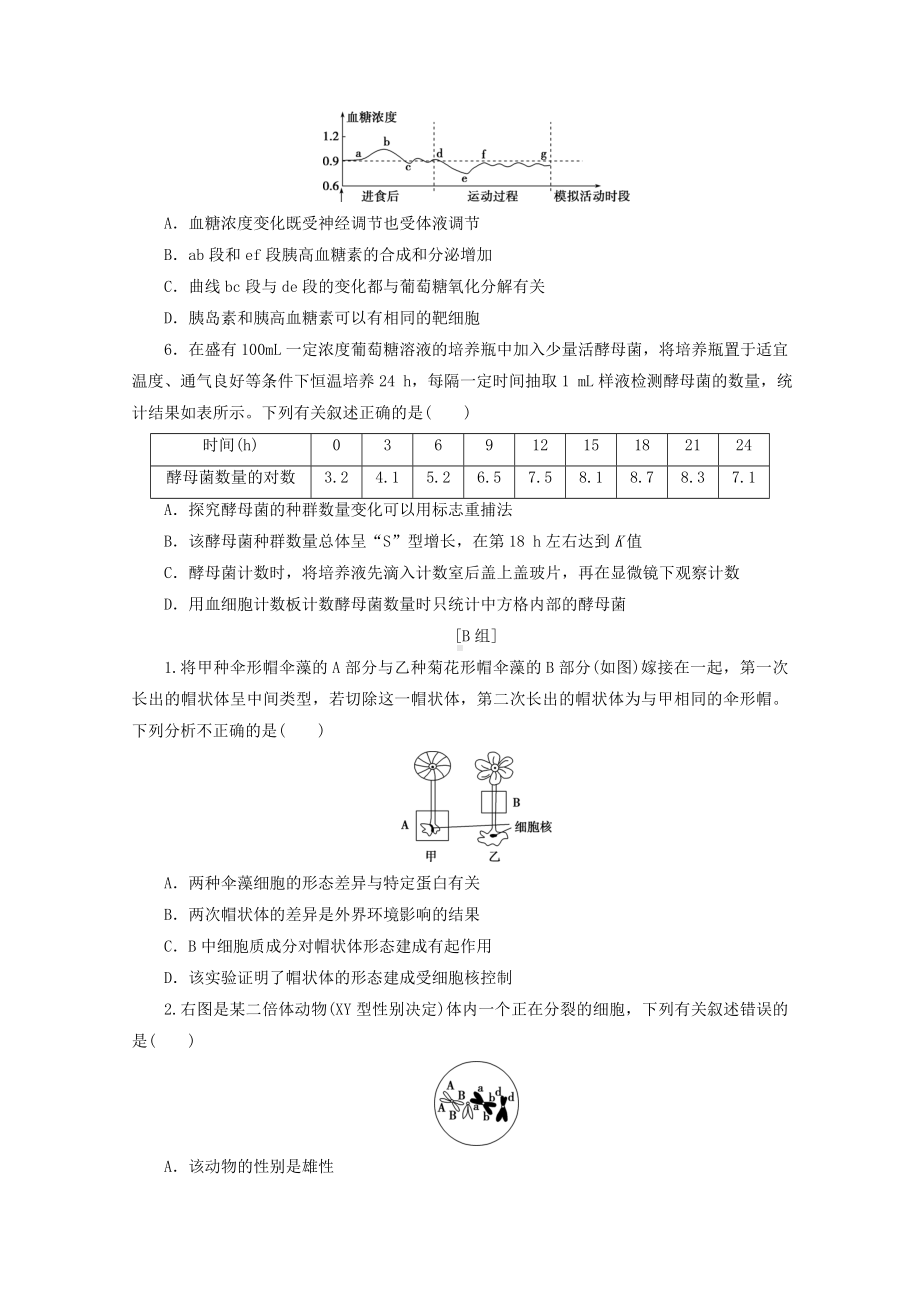 新高考生物三轮复习-选择题规范练(六)(含解析).doc_第2页