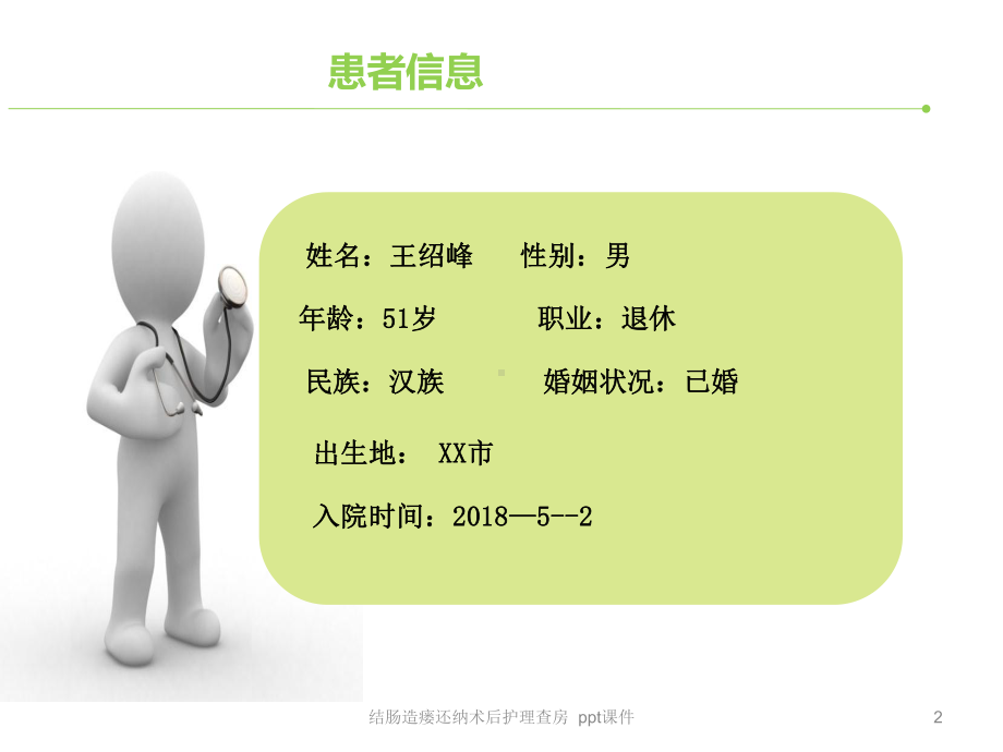 结肠造瘘还纳术后护理查房-课件.ppt_第2页