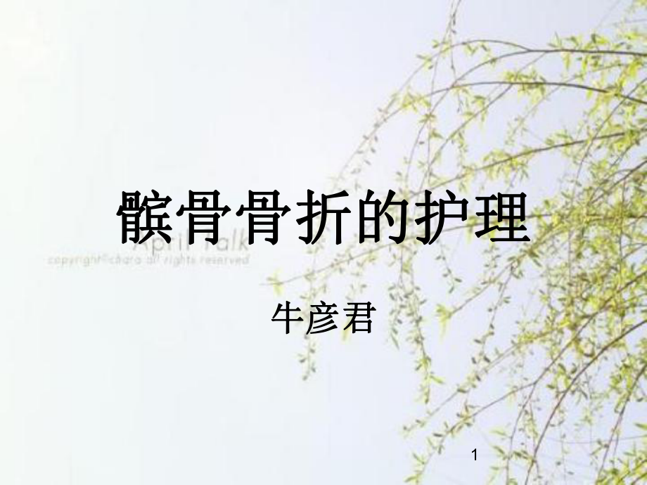 髌骨骨折的护理课件(同名374).ppt_第1页