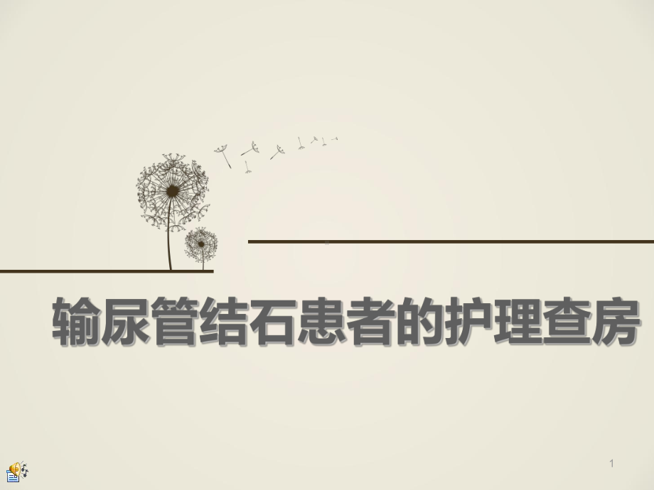 输尿管结石患者的护理查房课件(同名339).ppt_第1页