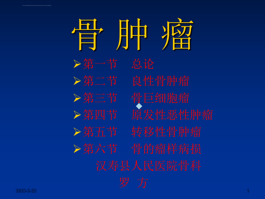 骨肿瘤课件(同名370).ppt_第1页