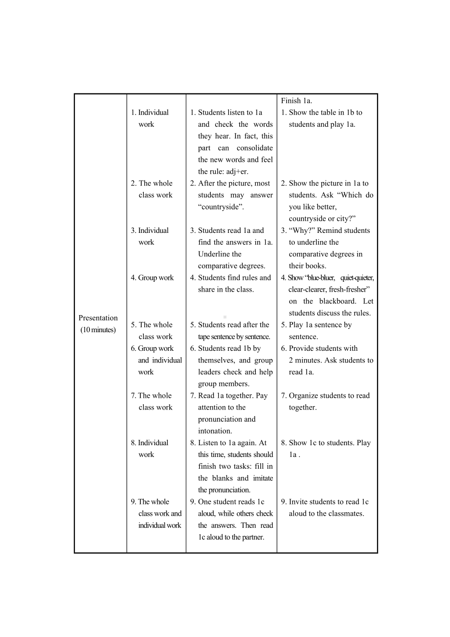 最新仁爱版八年级上册英语Unit4-Topic-1教案设计Section-A.doc_第3页